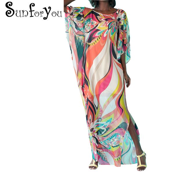 new chiffon maxi women beach dress kaftan pareos sarongs tunic plus size dresses for women robe de plage o neck long dress, Black;pink
new chiffon maxi women beach dress kaftan pareos sarongs tunic plus size dresses for women robe de plage o neck long dress, Black;pink
