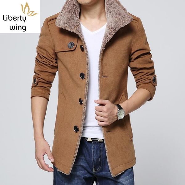 new fashion mens coats wool peacoat slim winter trench coat parka overcoat clothes size m-4xl ing, Black
new fashion mens coats wool peacoat slim winter trench coat parka overcoat clothes size m-4xl ing, Black