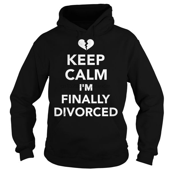 men hoodie keep calm i'm finally divorced women streetwear, Black
men hoodie keep calm i'm finally divorced women streetwear, Black