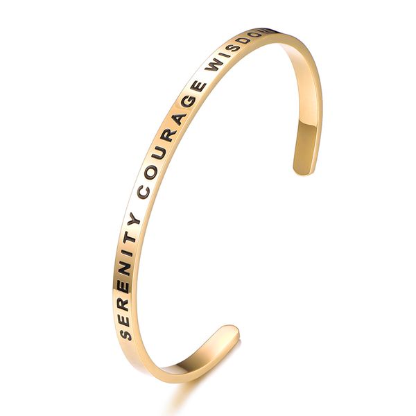 serenity courage wisdom 40mm stainless steel cuff bangle gold/sliver/rose gold adjustable bangle bracelet jewelry women gift, Black
serenity courage wisdom 40mm stainless steel cuff bangle gold/sliver/rose gold adjustable bangle bracelet jewelry women gift, Black