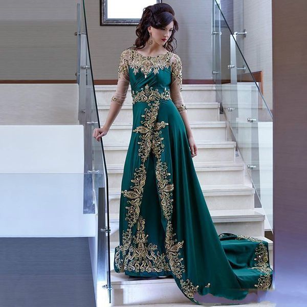 gorgeous emerald green arabic prom dresses o neck lace middle east ballkleide modest formal evening gowns beaded sleeves robe formelle noire, Black
gorgeous emerald green arabic prom dresses o neck lace middle east ballkleide modest formal evening gowns beaded sleeves robe formelle noire, Black