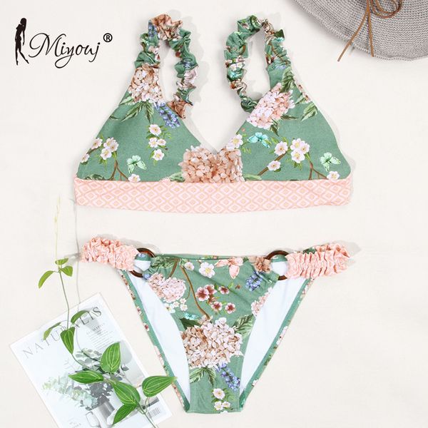 miyouj floral bikini 2019 ruffle biquini feminino swimsuit print bathing suit women v neck swimwear female bikini set
miyouj floral bikini 2019 ruffle biquini feminino swimsuit print bathing suit women v neck swimwear female bikini set