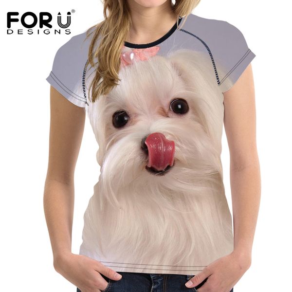forudesigns sport t-shirt for women tees running athletic clothes maltese dog printed women's t shirts plus size sportswear, Black;blue
forudesigns sport t-shirt for women tees running athletic clothes maltese dog printed women's t shirts plus size sportswear, Black;blue