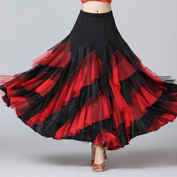new women waltz salsa rumba skirts ballroom dance costume skirts women ballroom dancing spain dancing performance, Black;red
new women waltz salsa rumba skirts ballroom dance costume skirts women ballroom dancing spain dancing performance, Black;red
