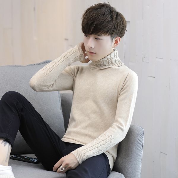 2019 winter thick warm striped sweater men turtleneck brand mens sweaters slim fit pullover men knitwear male double collar, White;black
2019 winter thick warm striped sweater men turtleneck brand mens sweaters slim fit pullover men knitwear male double collar, White;black