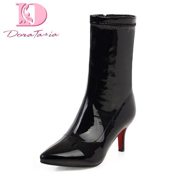 doratasia brand big size 32-43 pointed toe lady thin high heels shoes woman party mid calf boots women shoes, Black
doratasia brand big size 32-43 pointed toe lady thin high heels shoes woman party mid calf boots women shoes, Black