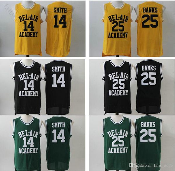 the fresh prince of bel-air academy #14 will smith jersey mens color black green yellow bel-air 25 carlton banks basketball jersey, Black;red
the fresh prince of bel-air academy #14 will smith jersey mens color black green yellow bel-air 25 carlton banks basketball jersey, Black;red