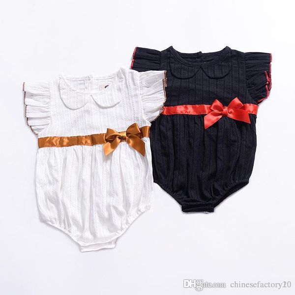 baby girls romper with bow ins infant flying sleeve jumpsuits 2019 summer button boutique kids bowknot climbing clothes, Blue
baby girls romper with bow ins infant flying sleeve jumpsuits 2019 summer button boutique kids bowknot climbing clothes, Blue