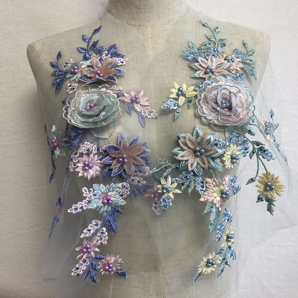 1 piece of embroidered 3d applique sew-on patches flower sequined beaded doamondes decorative accessories for dress quilting handwork diy, Black
1 piece of embroidered 3d applique sew-on patches flower sequined beaded doamondes decorative accessories for dress quilting handwork diy, Black