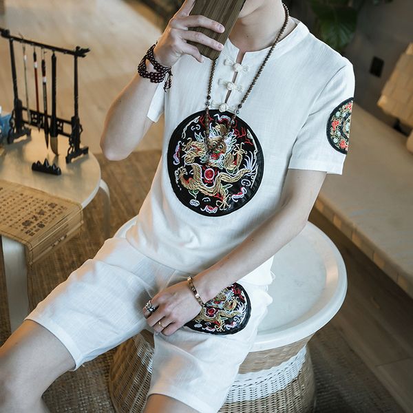2018 mens linen sets short 5xl club outfits dragon embroidery mens clothing chinese style shirts luxury short mandarin collar, Gray
2018 mens linen sets short 5xl club outfits dragon embroidery mens clothing chinese style shirts luxury short mandarin collar, Gray