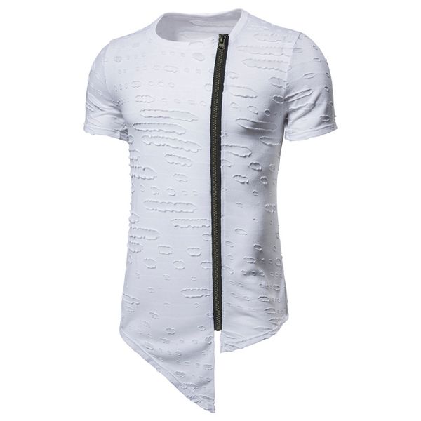 fashion white men hole t shirt 2020 summer new men's causal zip up short sleeve t shirt hip hop man cardigan tee koszulka, White;black
fashion white men hole t shirt 2020 summer new men's causal zip up short sleeve t shirt hip hop man cardigan tee koszulka, White;black