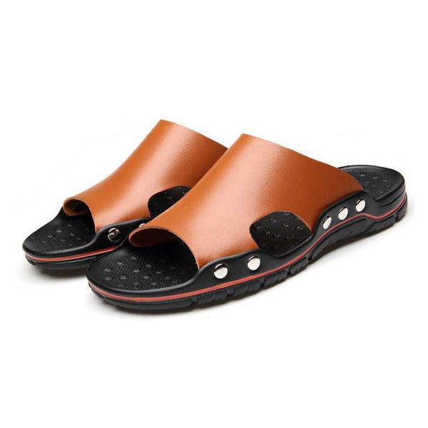 bvnobet new men leather shoes men's casual flat sandals beach summer flip flops for men metal decoration male beach slippers, Black
bvnobet new men leather shoes men's casual flat sandals beach summer flip flops for men metal decoration male beach slippers, Black