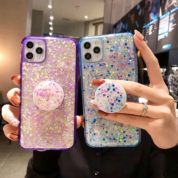 luxury glitter bling sequins phone case for iphone 12pro max case with holder 12 11 8 7 xr xs max 6 plus shining grip stand soft cover
luxury glitter bling sequins phone case for iphone 12pro max case with holder 12 11 8 7 xr xs max 6 plus shining grip stand soft cover