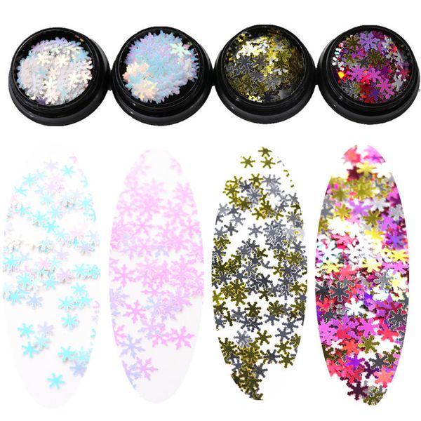 1box nail christmas glitter powder flake sparkly 3d snowflake colorful mirror sequin spangle polish manicure nail art decoration, Silver;gold
1box nail christmas glitter powder flake sparkly 3d snowflake colorful mirror sequin spangle polish manicure nail art decoration, Silver;gold