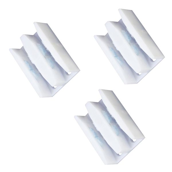 3pieces sliding door panels bottom guide abs shower door jamb guide color white for dusting purpose
3pieces sliding door panels bottom guide abs shower door jamb guide color white for dusting purpose
