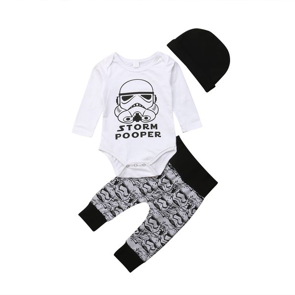 new tollder kid baby clothing newborn boys star wars stormtrooper romper pants hat outfits set 0-18m casual wild lovely, White
new tollder kid baby clothing newborn boys star wars stormtrooper romper pants hat outfits set 0-18m casual wild lovely, White