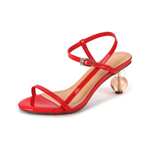 women sandals strange style high heels shoes woman genuine leather elegant buckle shoes woman basic high heel sandals, Black
women sandals strange style high heels shoes woman genuine leather elegant buckle shoes woman basic high heel sandals, Black