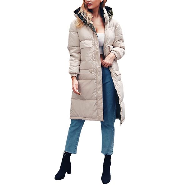 new autumn and winter casual fashion long hooded thick high collar parkas zipper jacket black
new autumn and winter casual fashion long hooded thick high collar parkas zipper jacket black
