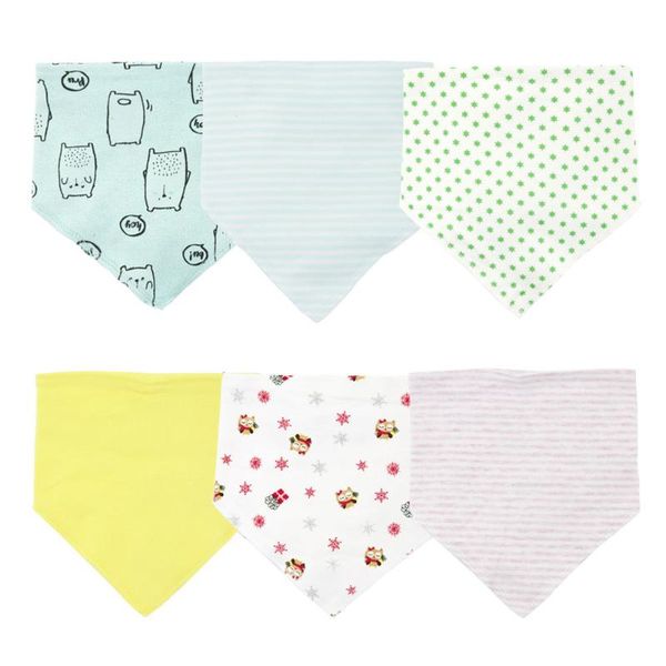 baby bibs bandana 6pcs/lot scarf cotton waterproof infant boys girls newborn toddlers accessories solid color or print bib burp
baby bibs bandana 6pcs/lot scarf cotton waterproof infant boys girls newborn toddlers accessories solid color or print bib burp