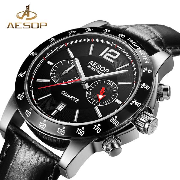 aesop men watch men sapphire crystal quartz wrist wristwatch leather male clock relogio masculino hodinky auto date 9983g, Slivery;brown
aesop men watch men sapphire crystal quartz wrist wristwatch leather male clock relogio masculino hodinky auto date 9983g, Slivery;brown