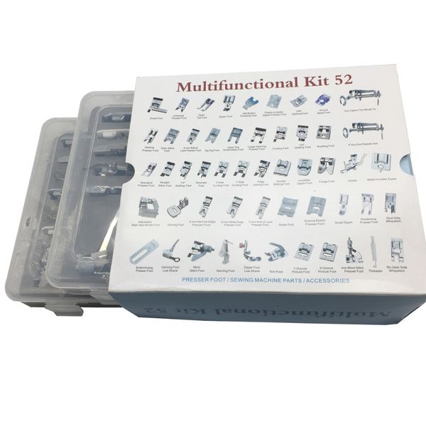 52,42 presser foot sewing machine braiding blind stitch darning foot feet kit set with box snap on for brother singer, Black
52,42 presser foot sewing machine braiding blind stitch darning foot feet kit set with box snap on for brother singer, Black