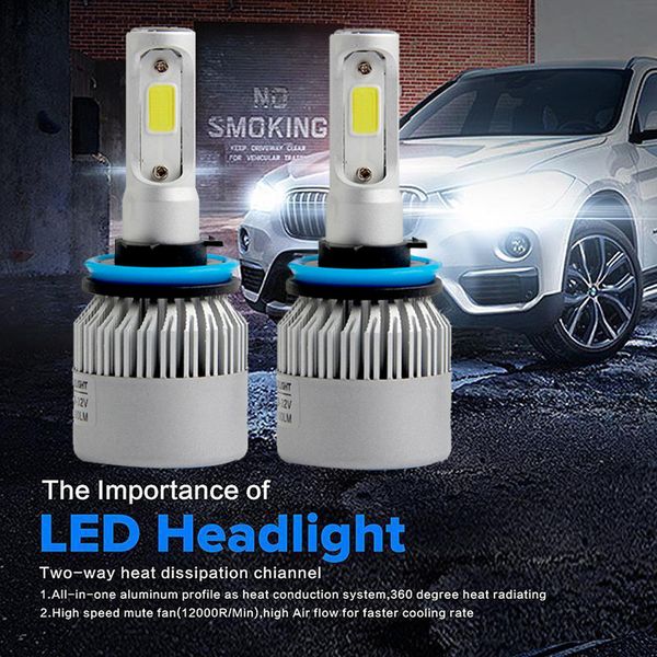 car led headlight 72w h11 cob led 16000lm auto car styling headlights kit driving bulbs lamps 6000k
car led headlight 72w h11 cob led 16000lm auto car styling headlights kit driving bulbs lamps 6000k