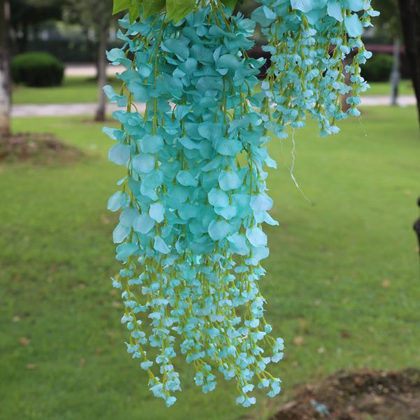 110cm tiffany blue wisteria pudding arch wedding decoration simulation rattan flowers silk flowers wall hanging basket 12pcs/lot
110cm tiffany blue wisteria pudding arch wedding decoration simulation rattan flowers silk flowers wall hanging basket 12pcs/lot