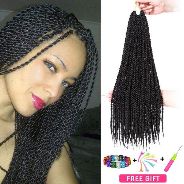 senegalese twist crochet hair braids senegalese twist hair synthetic crochet braiding hair extensions 1 pack 30strands/pack 20inch, Black
senegalese twist crochet hair braids senegalese twist hair synthetic crochet braiding hair extensions 1 pack 30strands/pack 20inch, Black