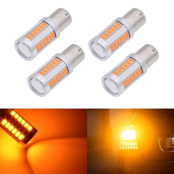 4pcs amber ba15s p21w 1156 33 smd led car tail turn reverse signal light bulb backup side marker parking lamp dc 12v
4pcs amber ba15s p21w 1156 33 smd led car tail turn reverse signal light bulb backup side marker parking lamp dc 12v