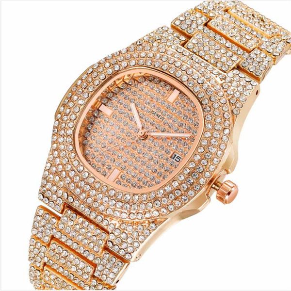 2020 womens mens luxe watches fashion full diamonds sapphire stainless steel quartz watches wristwatches with calendar 10, Slivery;brown
2020 womens mens luxe watches fashion full diamonds sapphire stainless steel quartz watches wristwatches with calendar 10, Slivery;brown