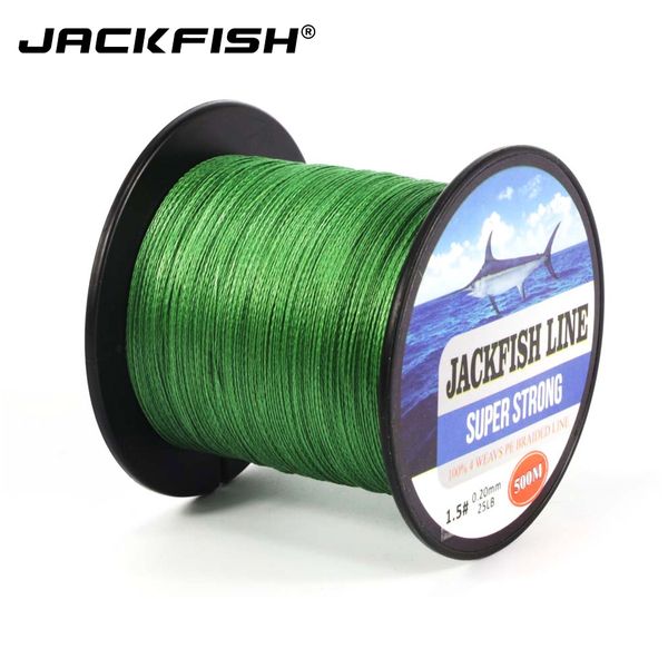 jackfish 4 strand 500m super strong pe braided fishing line 10-60lb pe fishing line with gift carp saltwater
jackfish 4 strand 500m super strong pe braided fishing line 10-60lb pe fishing line with gift carp saltwater