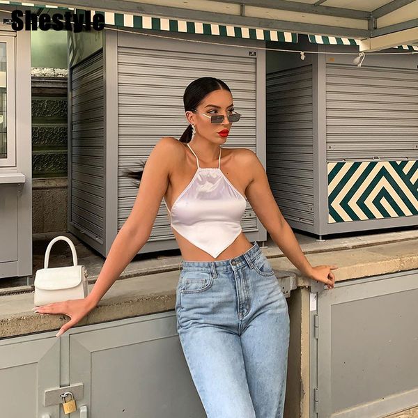 white haalter backless sleeveless camis summer bandage irregular solid crop clubwear trendy tide vest women
white haalter backless sleeveless camis summer bandage irregular solid crop clubwear trendy tide vest women