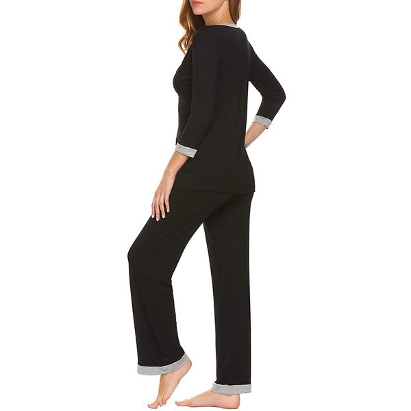 nursing pajamas set spring autumn women for breastfeeding v neck pants sleepwear casual t-shirt maternity pregnancy clothes, White
nursing pajamas set spring autumn women for breastfeeding v neck pants sleepwear casual t-shirt maternity pregnancy clothes, White