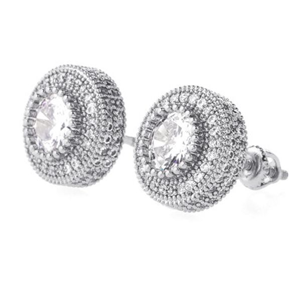 iced out round stud earrings hip hop design cubic zircon earrings mens simulated diamond studs for men women party jewelry, Golden;silver
iced out round stud earrings hip hop design cubic zircon earrings mens simulated diamond studs for men women party jewelry, Golden;silver