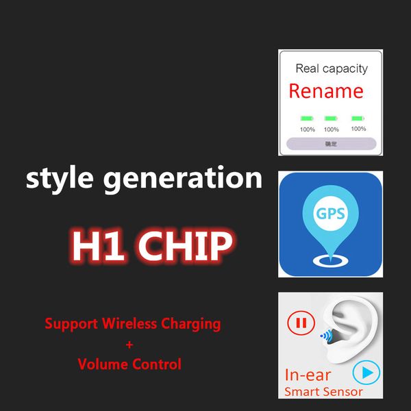 style generation 2 wireless charging function with smart sensor renamed wireless bluetooth headset renamed headset h1 chip pk w1
style generation 2 wireless charging function with smart sensor renamed wireless bluetooth headset renamed headset h1 chip pk w1