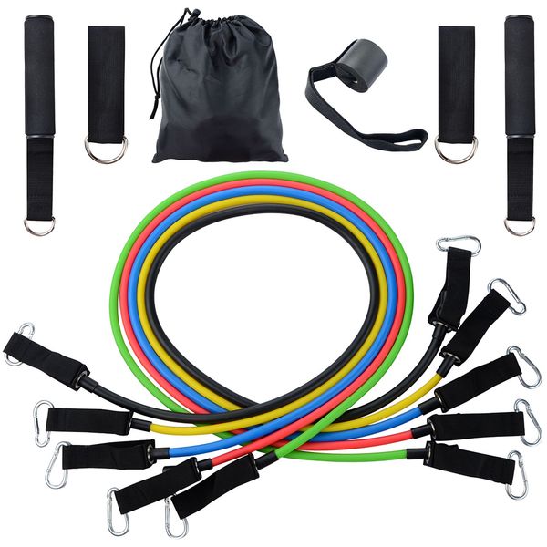 11pcs/set fitness pull rope elastic resistance bands workout exercise tubes practical training rubber tensile expander
11pcs/set fitness pull rope elastic resistance bands workout exercise tubes practical training rubber tensile expander