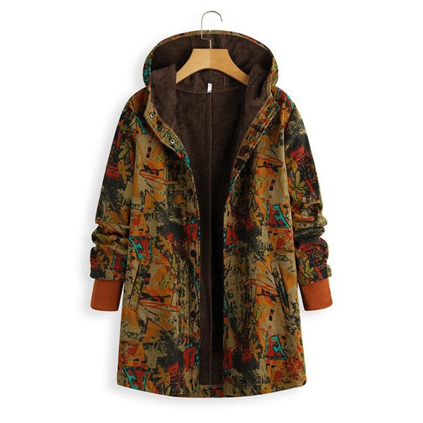 2019 women winter hooded warm coat jacket female long parka women cotton and linen cover print thickening plus velvet jacket, Black
2019 women winter hooded warm coat jacket female long parka women cotton and linen cover print thickening plus velvet jacket, Black