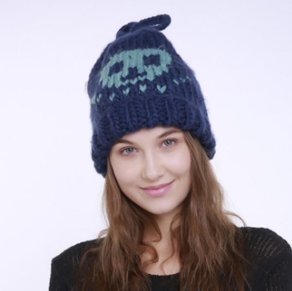 women's personality autumn and winter handmade hand-knitted wool hat skull pattern thick section warm outdoor halloween hats, Blue;gray
women's personality autumn and winter handmade hand-knitted wool hat skull pattern thick section warm outdoor halloween hats, Blue;gray