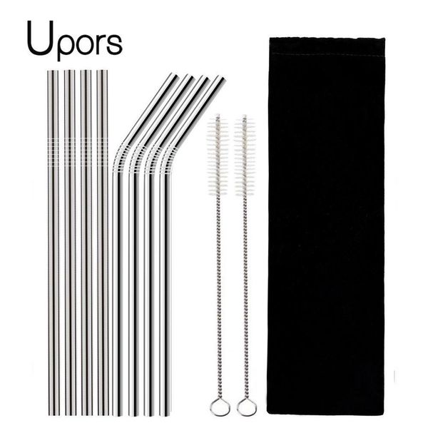 4 8pcs reusable drinking straw 304 stainless steel metal straw with cleaner brush for mugs 20 30oz
4 8pcs reusable drinking straw 304 stainless steel metal straw with cleaner brush for mugs 20 30oz