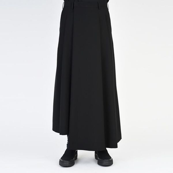 27-45 new 2020 men's hair stylist fashion irregular asymmetric culotte wide leg pants plus size costumes, Black
27-45 new 2020 men's hair stylist fashion irregular asymmetric culotte wide leg pants plus size costumes, Black