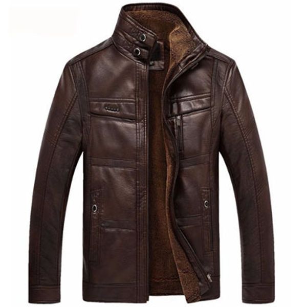 2019 leather jacket men coats 5xl brand pu outerwear men business winter faux fur male jacket fleece eda113, Black
2019 leather jacket men coats 5xl brand pu outerwear men business winter faux fur male jacket fleece eda113, Black