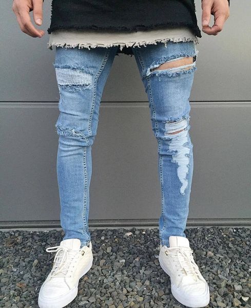11034 trousers hole men's jeans tight-fitting riding jeans men's spring new stretch slim feet size s-3xl, Blue
11034 trousers hole men's jeans tight-fitting riding jeans men's spring new stretch slim feet size s-3xl, Blue