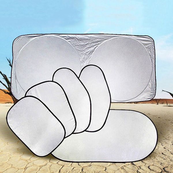 6 pcs /set folding jumbo car sunshade windshield visor cover front rear window uv protection shield film reflective
6 pcs /set folding jumbo car sunshade windshield visor cover front rear window uv protection shield film reflective