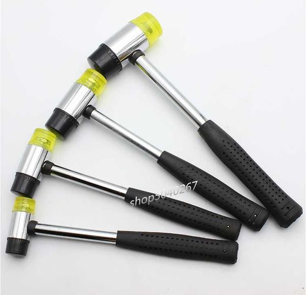 removable 25/30 / 35/40/45mm rubber hammer head multifunctional double face tap rubber hammer non slip plastic handle tool
removable 25/30 / 35/40/45mm rubber hammer head multifunctional double face tap rubber hammer non slip plastic handle tool
