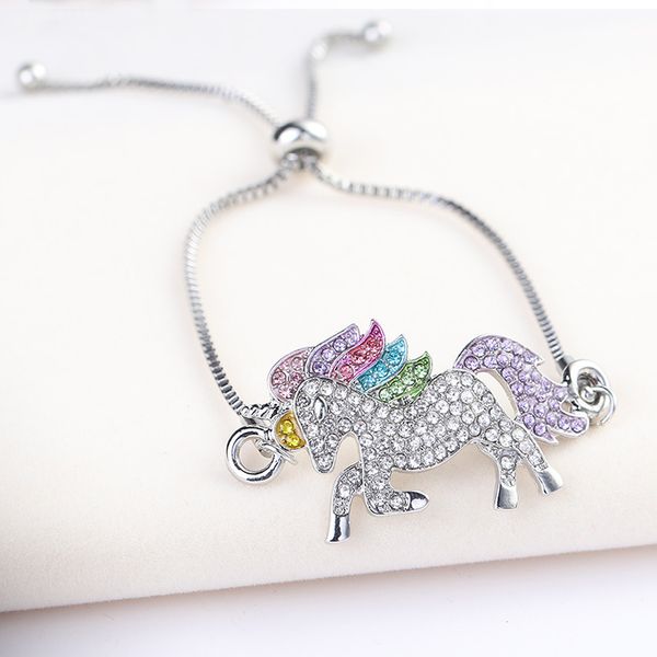 wholesale jewelry glaze the sparkled colorful unicorn horse animal crystal bracelet, Golden;silver
wholesale jewelry glaze the sparkled colorful unicorn horse animal crystal bracelet, Golden;silver