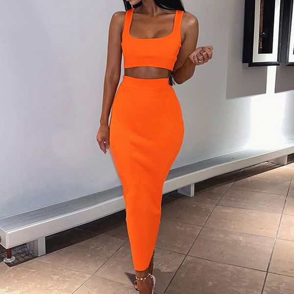 two piece set summer dresses women sleeveless casual solid color contraction suit cocktail party bodycon bandage dress y*, White
two piece set summer dresses women sleeveless casual solid color contraction suit cocktail party bodycon bandage dress y*, White