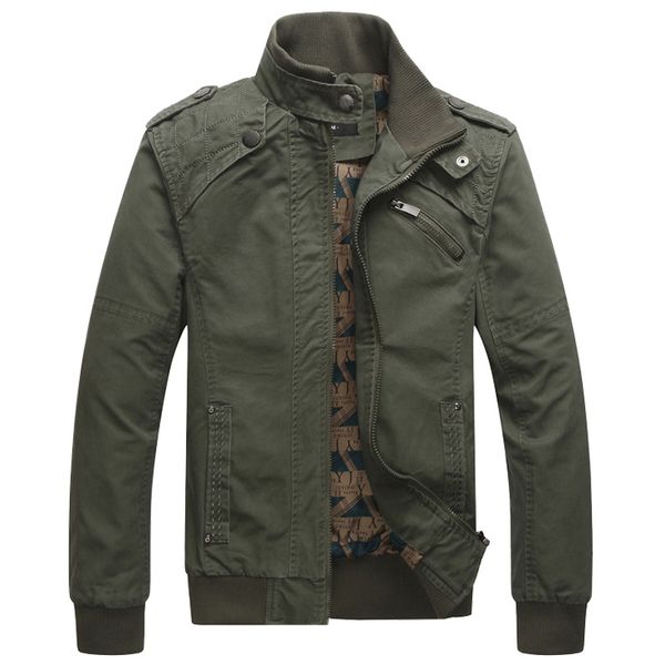spring autumn casual bomber jacket men cotton solid windbreaker men's jacket coat, Black;brown
spring autumn casual bomber jacket men cotton solid windbreaker men's jacket coat, Black;brown