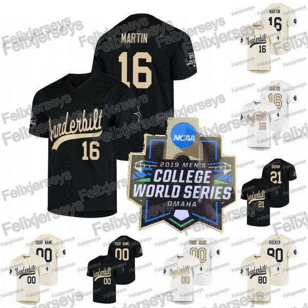 2019 NCAA Baseball College World Series Vanderbilt Commodores Austin Martin Tyler Brown Kumar Rocker Julian Infante Ethan Paul Jersey
2019 NCAA Baseball College World Series Vanderbilt Commodores Austin Martin Tyler Brown Kumar Rocker Julian Infante Ethan Paul Jersey
