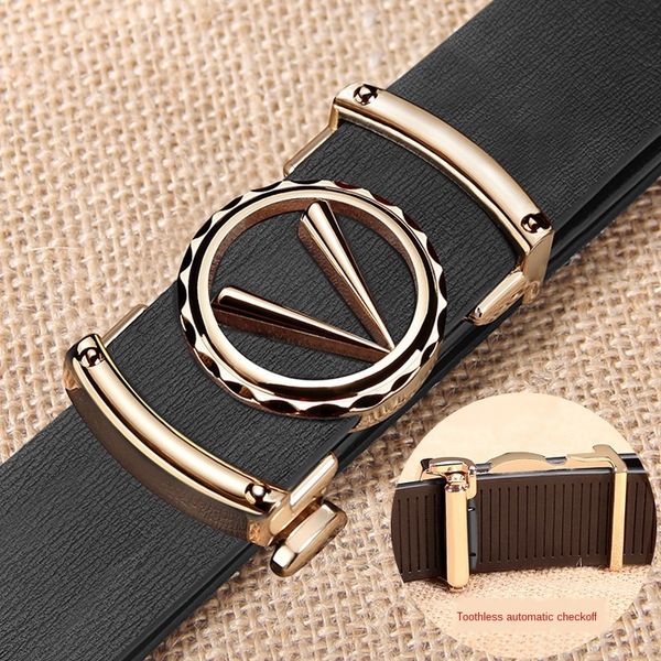 leather toothless automatic buckle casual pants all-match cowhide belt men's young and middle-aged business casual pants belt men, Black;brown
leather toothless automatic buckle casual pants all-match cowhide belt men's young and middle-aged business casual pants belt men, Black;brown