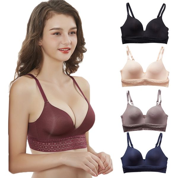 side padded wire bras for womem smooth seamless bra women push up bras underwear lingerie intimate, Red;black
side padded wire bras for womem smooth seamless bra women push up bras underwear lingerie intimate, Red;black